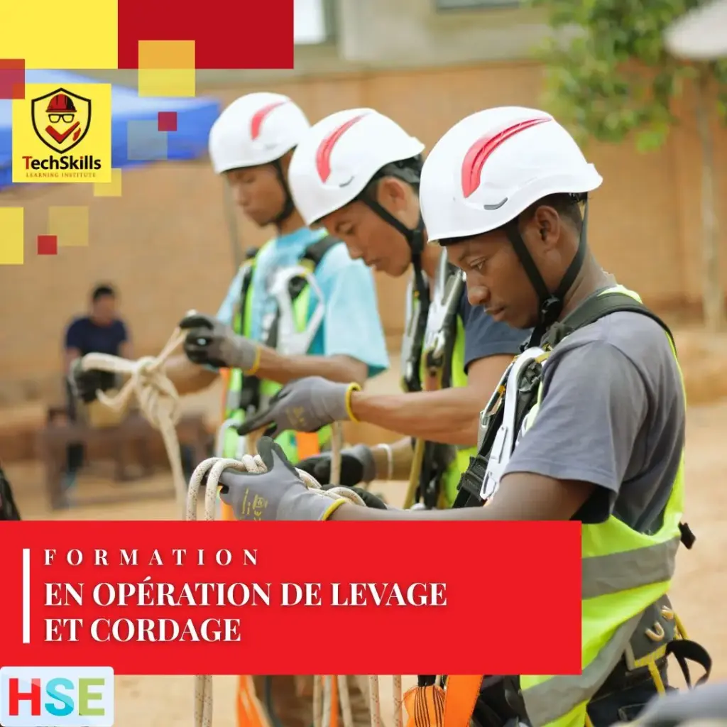 Opération de levage et cordage en hauteur (Rope rigging & Lifting)