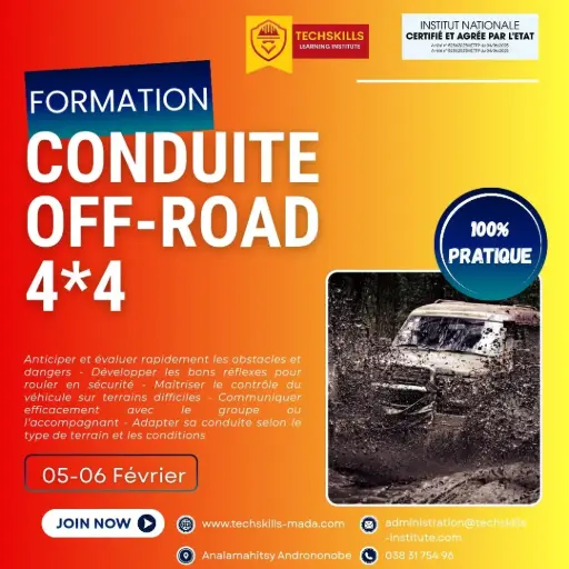 [REF026F1] Formation en Conduite OFF-ROAD